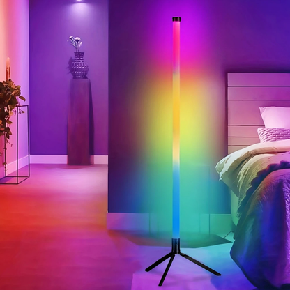 Smart LED Vloerlamp – RGB Muziek Sfeerlamp met App-bediening