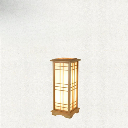 Elegantie & Rust Japanse Houten Vloerlamp