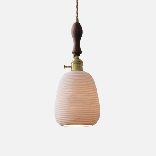 Scandinavian Elegance Witte Keramische Hanglamp