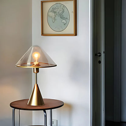 Moderne Jasje Gouden Paddenstoel Tafellamp