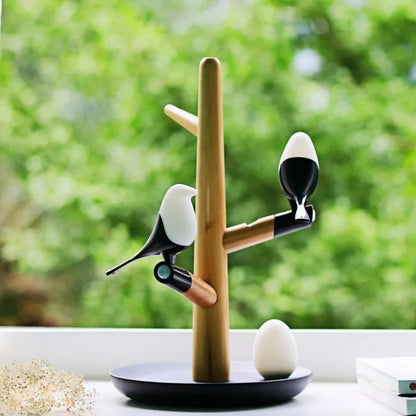 TranquilTree Sensorische Houten Tafellamp