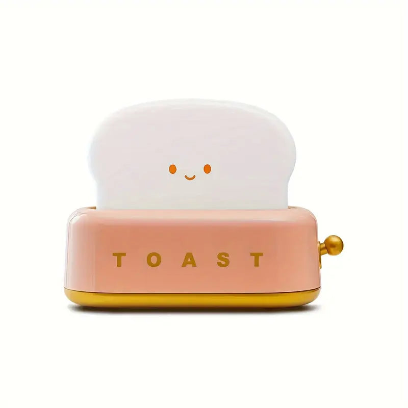 Toaster Vorm LED Nachtlamp – Oplaadbare Tafellamp met Warme Sfeerverlichting