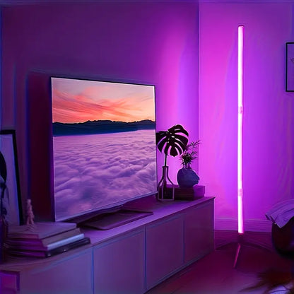 Smart LED Vloerlamp – RGB Muziek Sfeerlamp met App-bediening