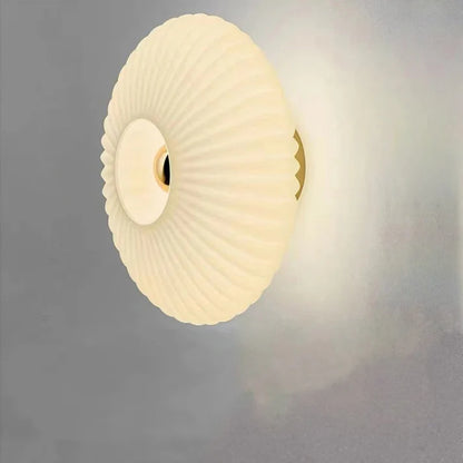 Lichtgevende Golf Glazen LED Wandlamp