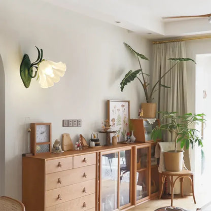 Moderne Lilië Bloem Wandlamp