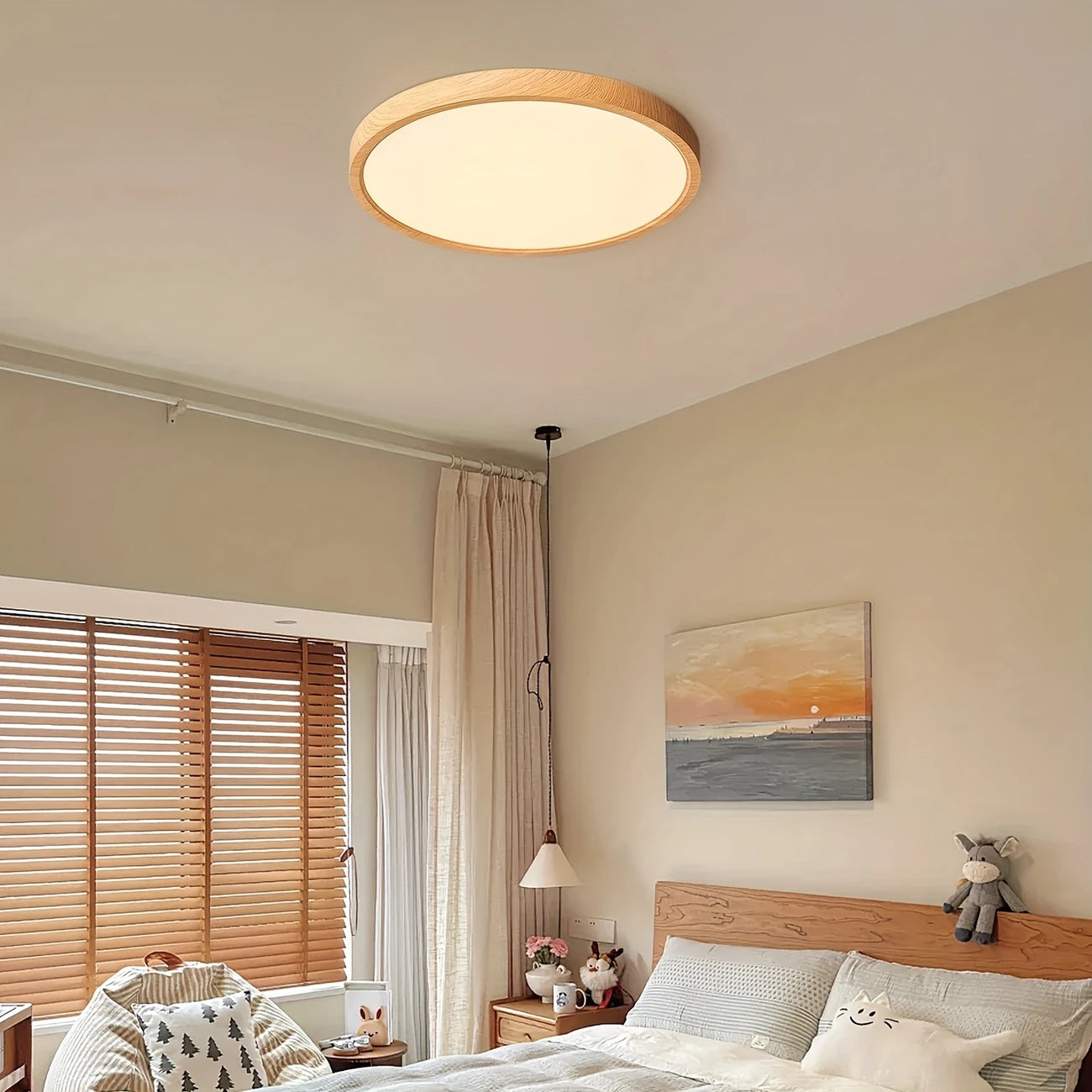 Moderne LED Plafondlamp met Antieke Afwerking
