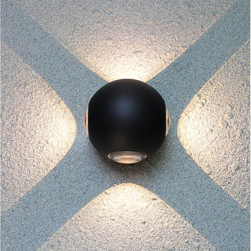 Moderne Toets Globe Buitenwandlamp