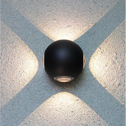 Moderne Toets Globe Buitenwandlamp