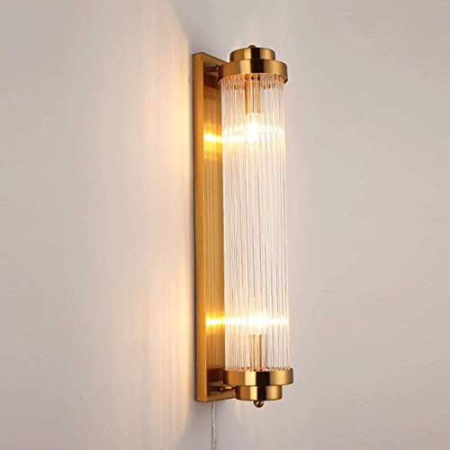 Moderne Gouden Gloed Kristallen Wandlamp