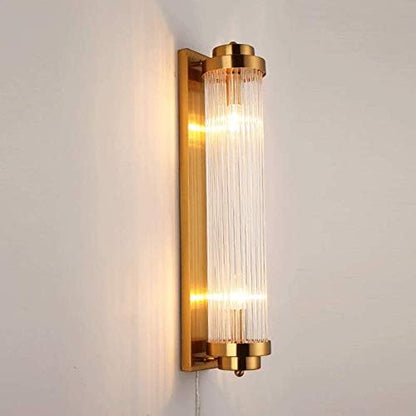 Moderne Gouden Gloed Kristallen Wandlamp