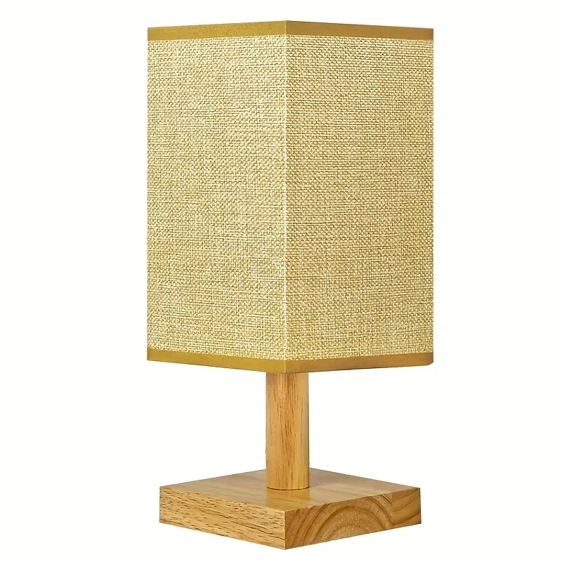 Retro Houten Bureaulamp - Creatieve en Minimalistische Tafellamp