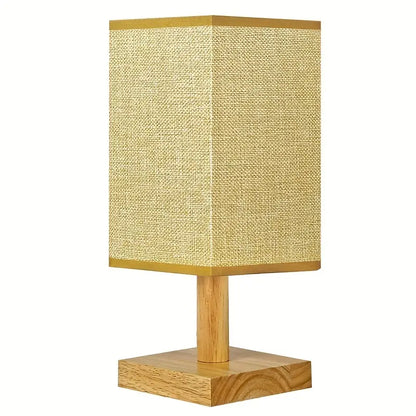 Retro Houten Bureaulamp - Creatieve en Minimalistische Tafellamp