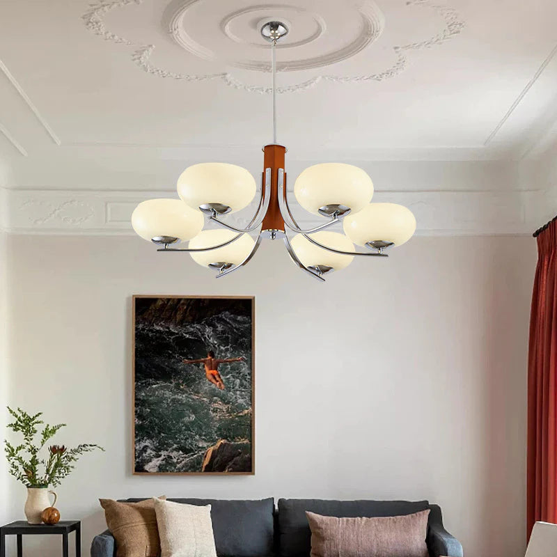 Bauhaus Stijl Kroonluchter met 3/5 Lichtbronnen