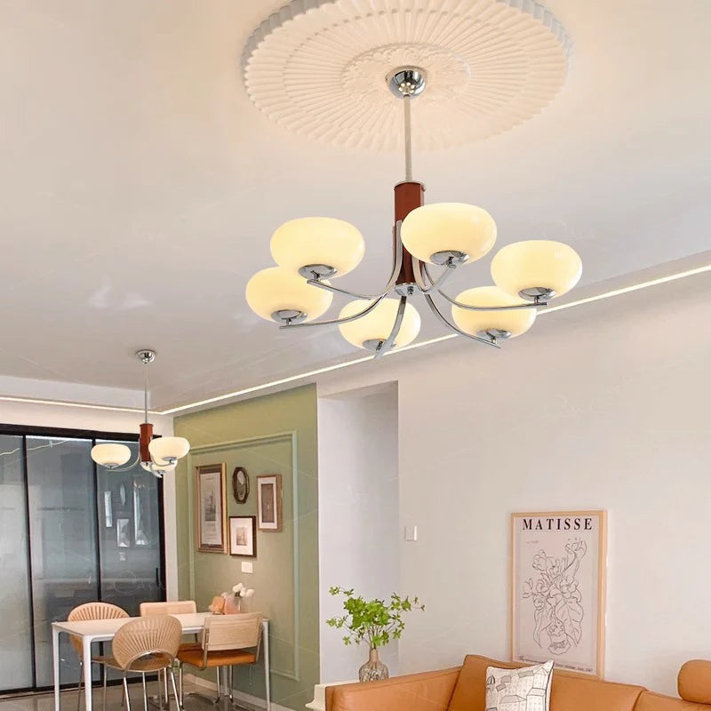 Bauhaus Stijl Kroonluchter met 3/5 Lichtbronnen