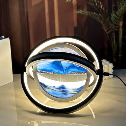 360° LED Tafellamp met Zandkunst