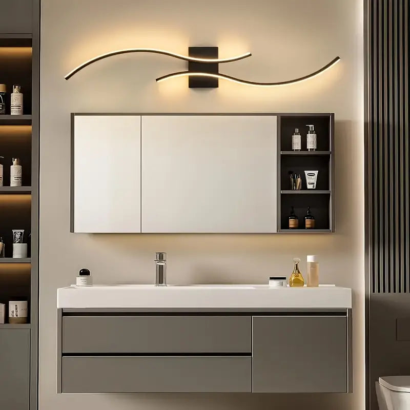 Moderne LED Wandlamp van Glas met Dimbare Functie