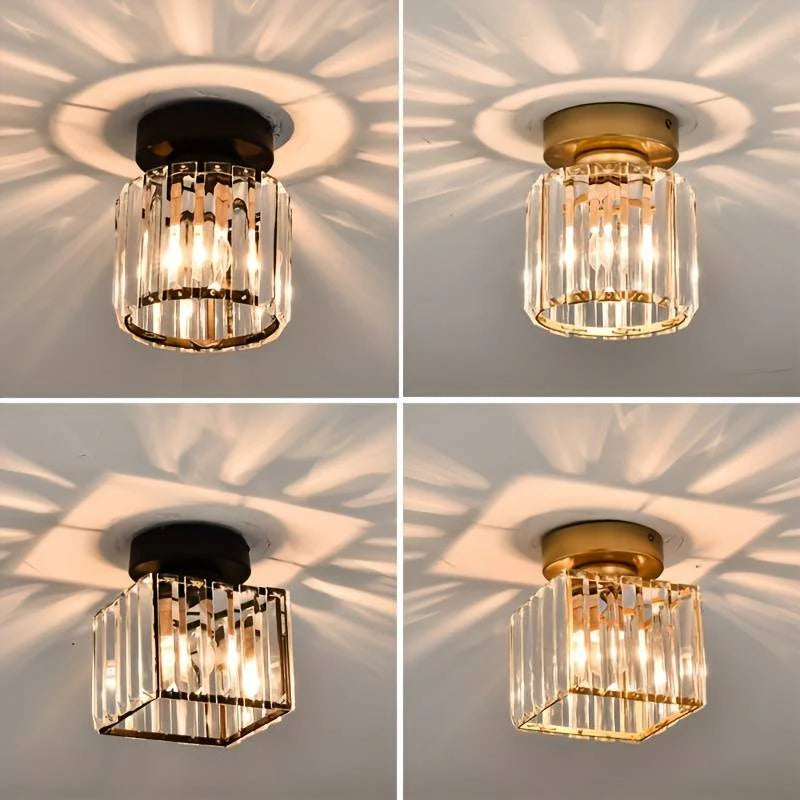 Glowline Plafondlamp – Kristallen Elegantie voor Elke Ruimte