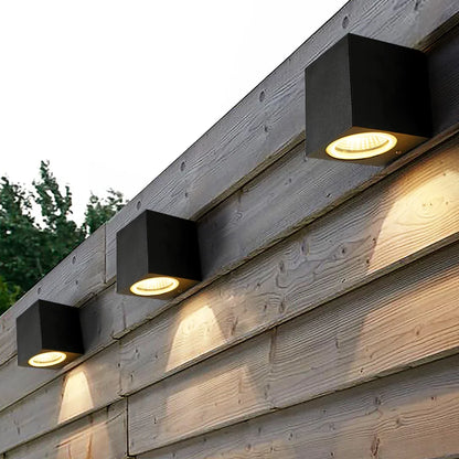 Moderne LED Zwart IP65 Buitenwandlamp