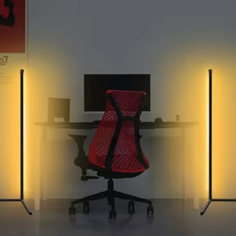 Aurora LED Vloerlamp | Slimme Sfeerverlichting met Muziek- & App-bediening