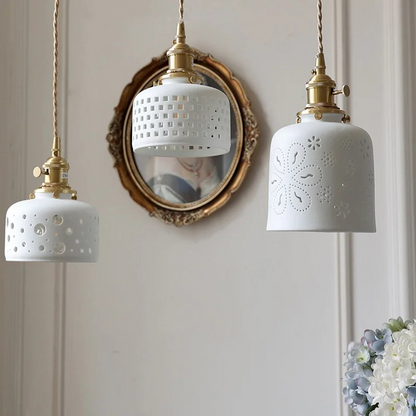 Moderne BloomCeramic LED Hanglamp