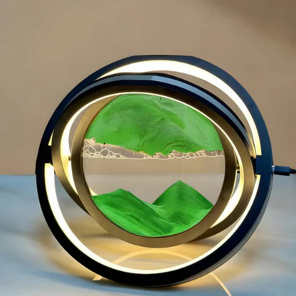 360° LED Tafellamp met Zandkunst
