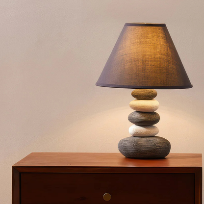 Wabi Sabi-Stijl Bionic Stone Natuurlijke Roest Tafellamp