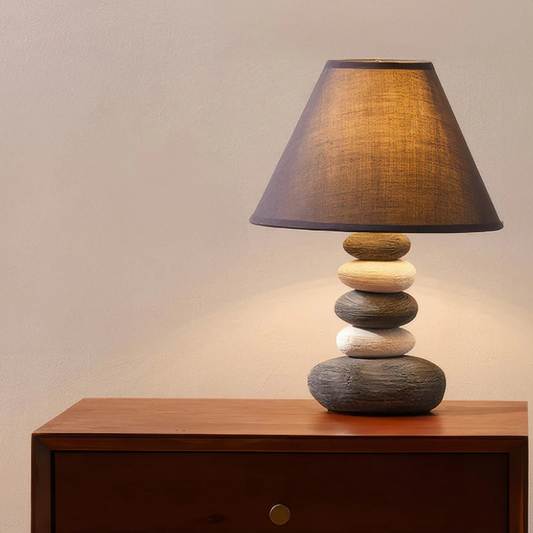 Wabi Sabi-Stijl Bionic Stone Natuurlijke Roest Tafellamp