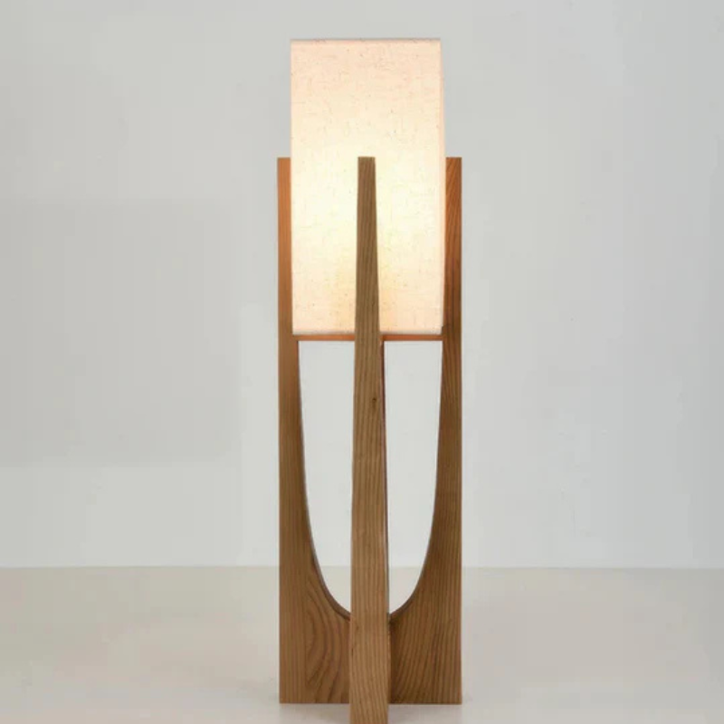 Japanse Stijl Houten Vloer- en Tafellamp