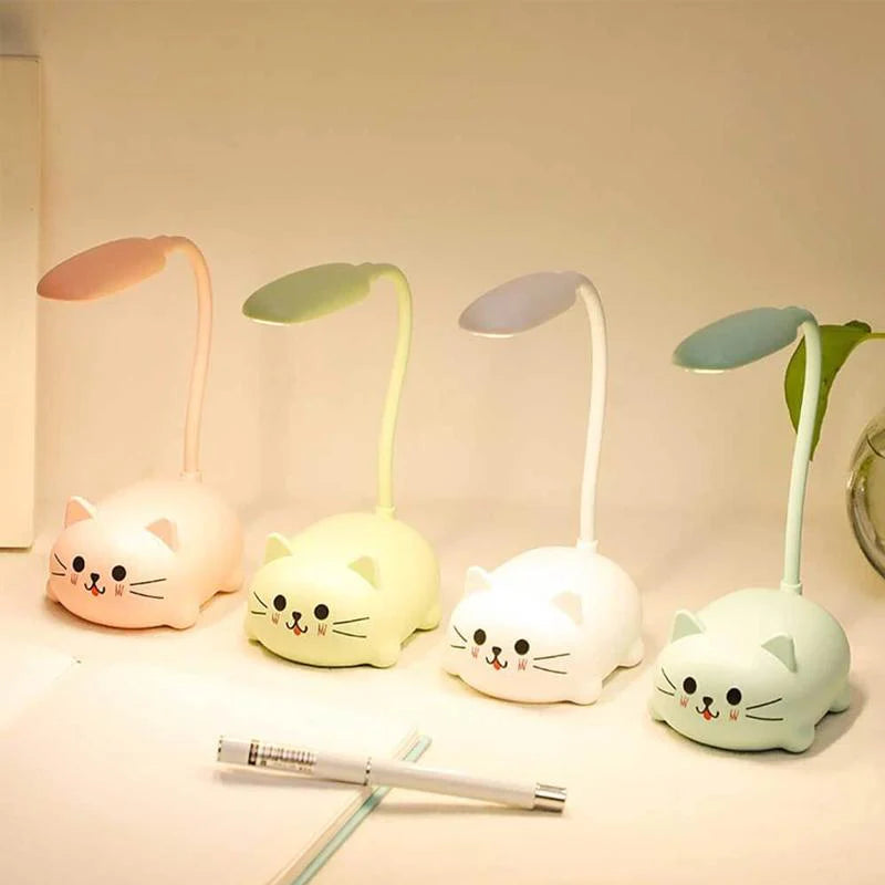 Mini Kat Schattig Oplaadbaar Bureau Lamp