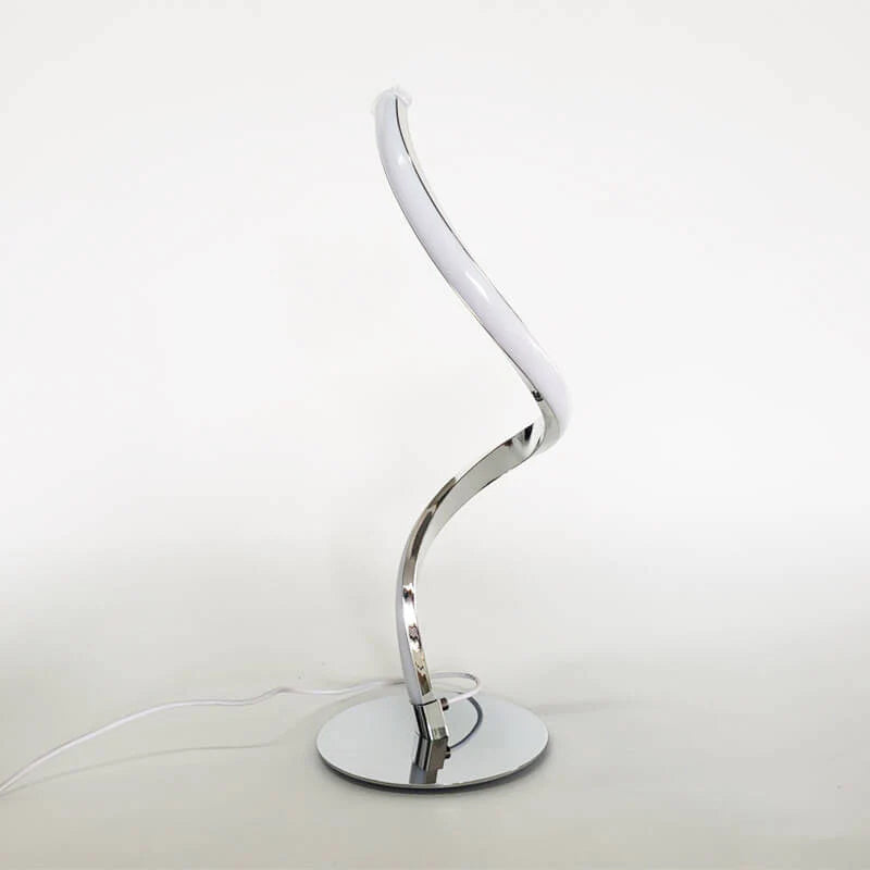 Minimalistische Gebogen LED Tafellamp met Touch Dimbaarheid