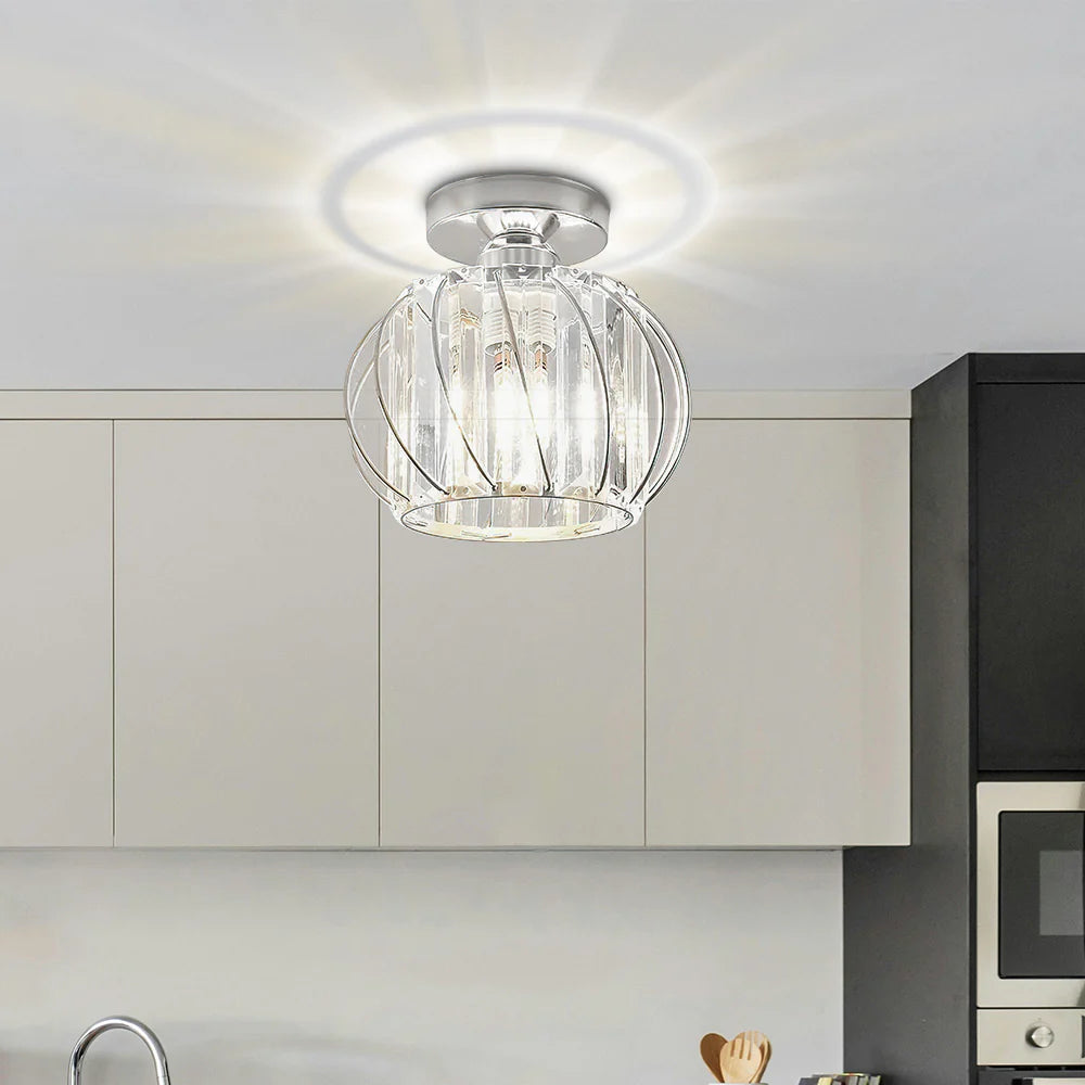 Nordic Luxe Glazen Hal Plafondverlichting