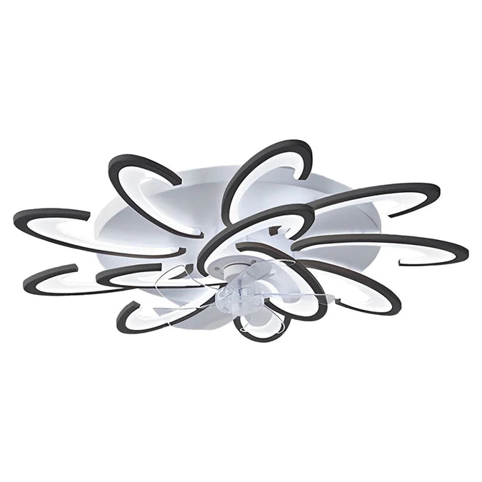 Minimalistische Plafondventilator met LED-verlichting