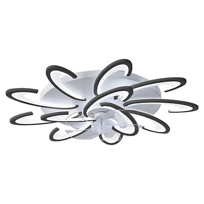 Minimalistische Plafondventilator met LED-verlichting
