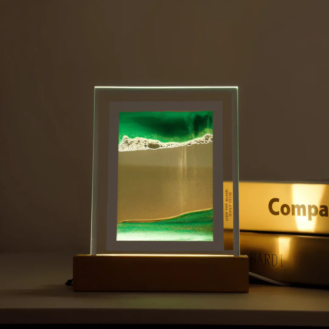 Magische Drijf Zandkunst LED Tafellamp