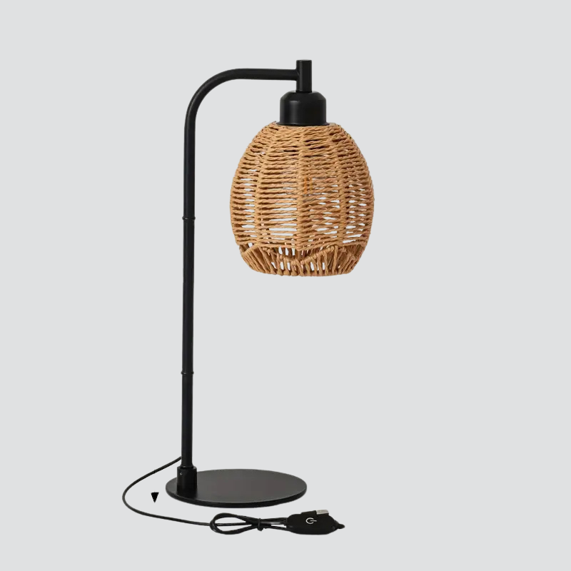 Moderne Handgeweven LED Tafellamp met USB-voeding