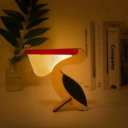 Moderne Houten LED Tafellamp