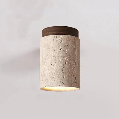 Moderne Verfijnde Travertin Plafondlamp