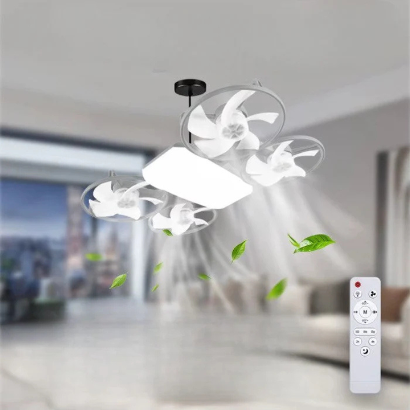 Zomerse Meerdere Propellers LED Plafondventilator