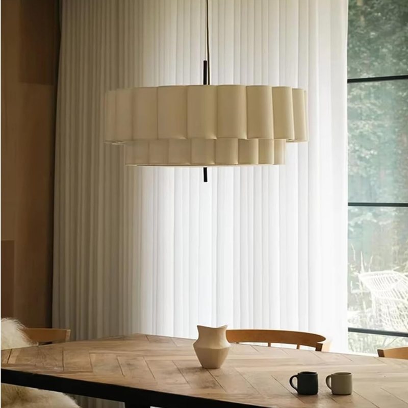 Moderne Design Handgeweven Stoffen Hanglamp