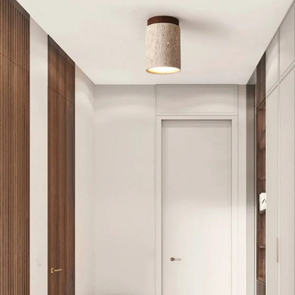 Moderne Verfijnde Travertin Plafondlamp