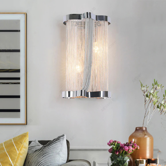 Elegante Aluminium Kwast Wandlamp met Gloed