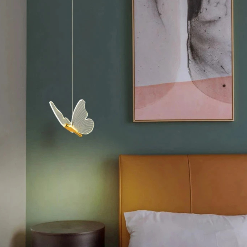 Moderne FlutterGlow LED Vlinder Hanglamp