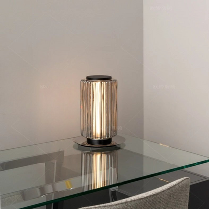 Virello Glazen Kolom Vloerlamp