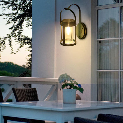 Luxe Zwarte Aluminium Buiten Wandlamp