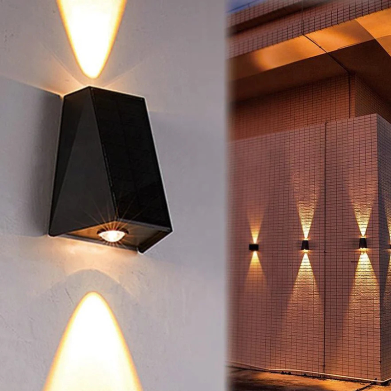 Moderne Zonne-Energie LED Wandlamp