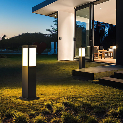 IP65 Vierkant Buitenlamp met Warm LED Licht