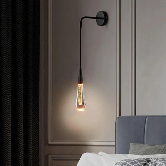 CrystalGlow Luxe Warme Sfeerver Wandlamp