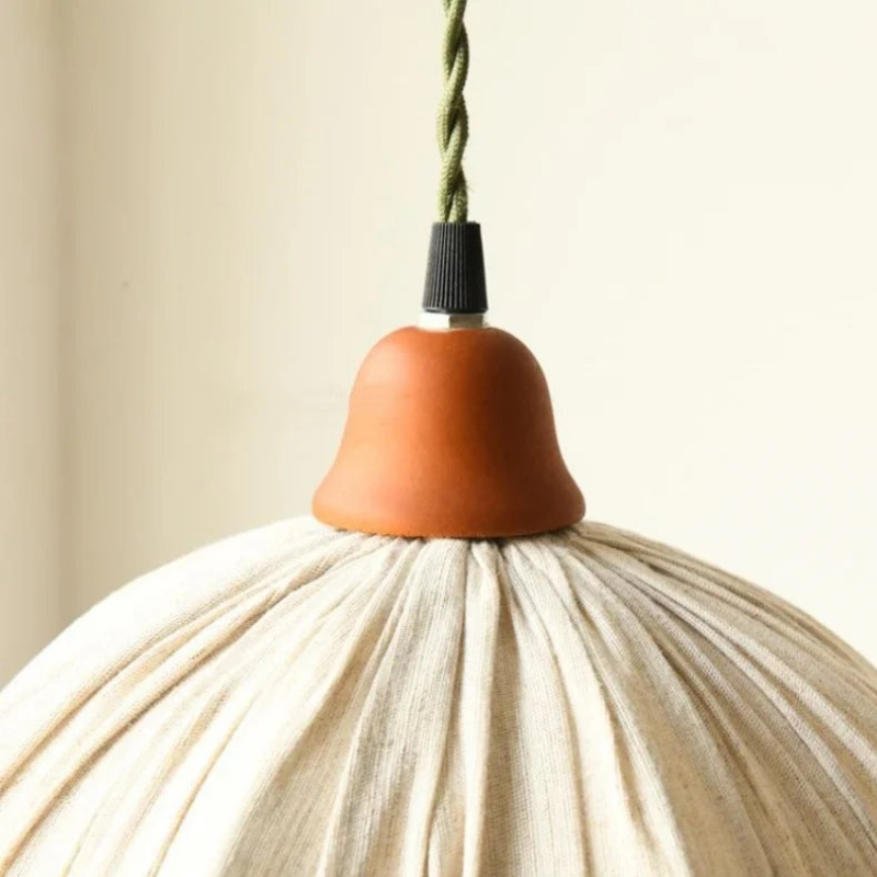 Vintage Boho Koepelvorm Hanglamp in Japanse Stijl