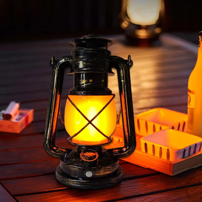 USB Oplaadbare Campinglantaarn met Antieke Bronzen Afwerking