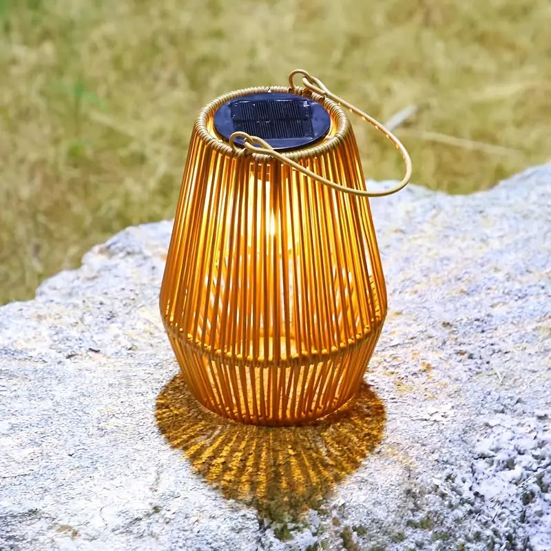 Boheemse Solar Rotan Buiten Hanglamp